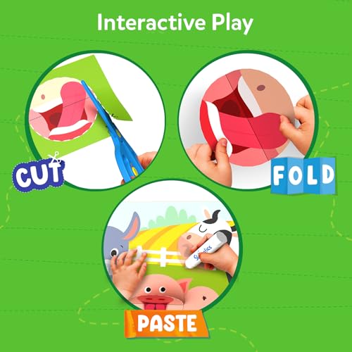 Skillmatics Snip Snip Animals, Scissor Skills Toy, Felt Craft Gift for Kids - style: 5. Animals