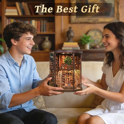 DIY Book Nook Kit, Library Booknook Kits for Adults