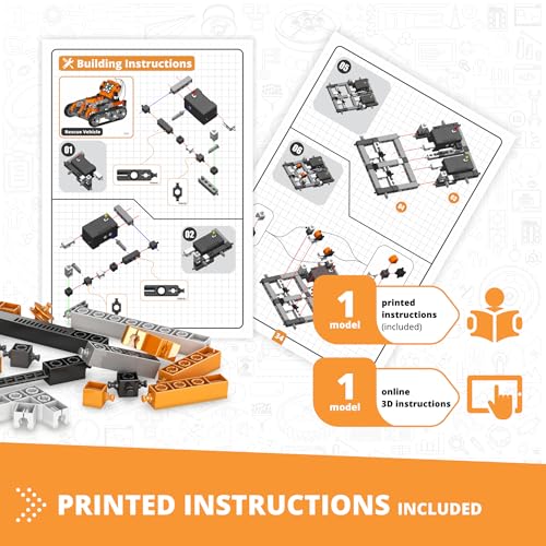 Engino Coding Lab: ERP Mini Robotics, Programmable STEM Robot for Kids Ages 9+, Coding Project, Gift for Boys & Girls, STEM Learning Toy with 2 Sensors, 2 Motors & Programming Software - style: CODING LAB: ERP MINI