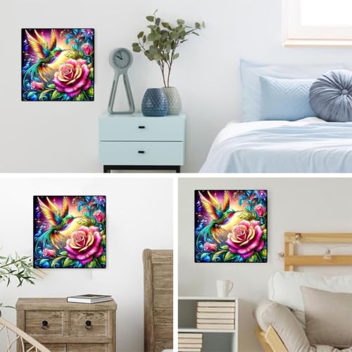 ajepon Hummingbird Diamond Art Kits for Adults 14X14 inch - color: G9657