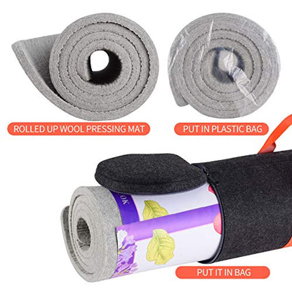 Rdutuok Wool Pressing Mat, 60" x 22", 100% New Zealand Wool Ironing Mat - size: 60" x 22"