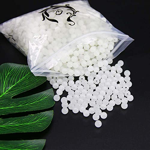 8mm White Glass Beads Kit 600pcs for Jewelry Making - size: 8mm White