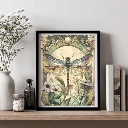 AUKELHJ Dragonfly Diamond Art Kits for Adults, Diamond Painting, 12x16 Inch - color: 06-Dragonfly, size: 12X16 inch