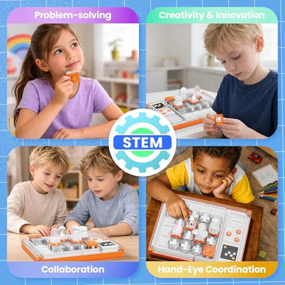 Contixo CB1 Kids Science Circuit Building Kits - 500+ STEM Experiments, Electronics Discovery, Snap-Together Modules, Educational Toy, Science Kit for Kids 6-12, Gift for Boys & Girls