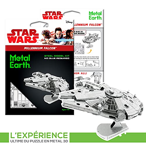 Metal Earth Star Wars Millennium Falcon 3D Metal Model Kit Fascinations