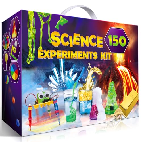 UNGLINGA 150 Experiments Science Kits for Kids Chemistry Lab S.T.E.MToys - style: science kit with 150 experiments