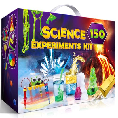 UNGLINGA 150 Experiments Science Kits for Kids Chemistry Lab S.T.E.MToys - style: science kit with 150 experiments