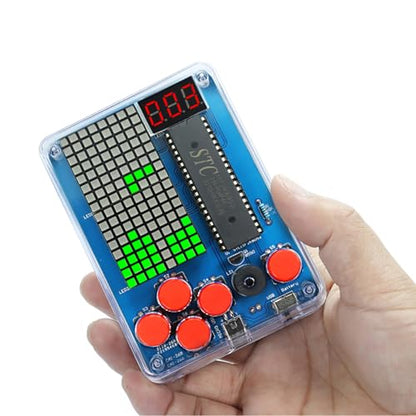 Gikfun STEM DIY Retro Game Console Soldering Kit, Learn Electronics Circuit Building with 4 Arcade Games, Educational Science Project for Adult & School Training EK1999