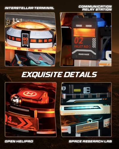 ROKR Mars Outpost MR05S, 3D Marble Run Mechanical Puzzle