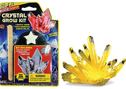 JA-RU Kidz Science Crystal Grow Kit (8 Pack) – Crystal Growing Kit for Kids Ages 6+, Fun Educational Science Experiments, Party Favors & Goodie Bag Fillers. 5423-8s - size: 8 packs