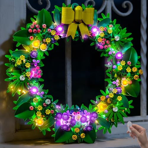 LED Lighting Compatible with Lego Spring Wreath 40957 - JUST Lights,Light Kit Compatible with Lego 40957,NOT Included The Model