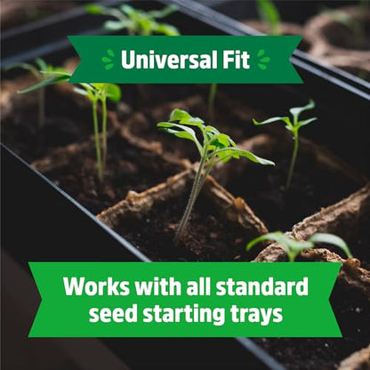 Back to the Roots Grow Kit Refill Pack - size: 3 inches x 4.125 inches x 10 inches, style: Seed Starting Trays 5x10ct