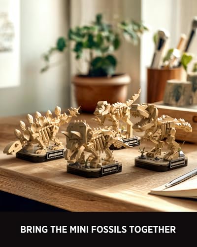 Nifeliz Mini Velociraptor Fossils Building Set, NF10360A - color: Mini Velociraptor