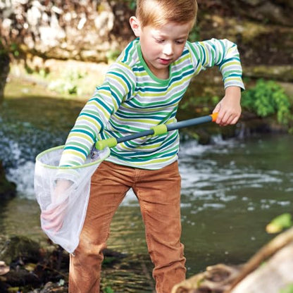 HABA Terra Kids Scoop Net – Bug Catcher for Kids with Telescopic Handle, Fun & Durable Outdoor Play Toys & Science Toys for Bug Catching & Exploring Nature for 5+ Year Olds