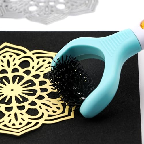 BAOFALI 8Pcs/Set All-in-One Paper Sculpting Tool Kit & Die Brush; Paper Flower Shaping Making Tool Set; Flower Mold Tray; Paper Blossom Tools for Creating Dimensional Flowers; Die Cleaning Tool - color: 8pcs/Set Tool Kit