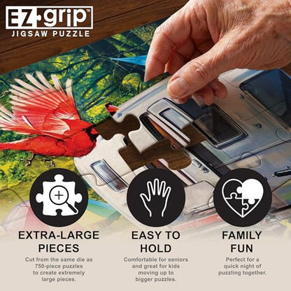 MasterPieces - 300 Piece Jigsaw Puzzle, Large EZ Grip Shapes, Little Rascals, Fun for Adults, Seniors, Family, Kids, Non-Glare Finish, 18"x24" - size: 300 Piece