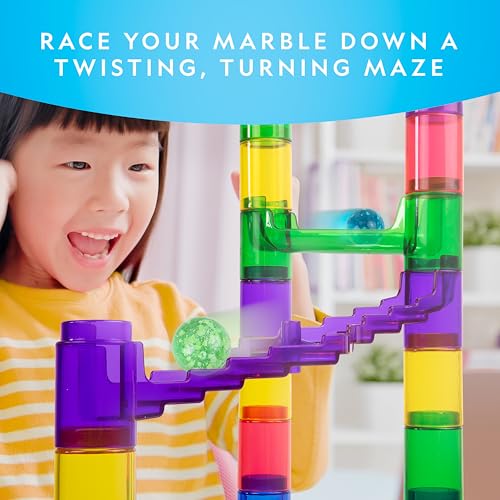 National Geographic Glow in the Dark Marble Run Refill with 25 Marbles - style: Glowing Marbles