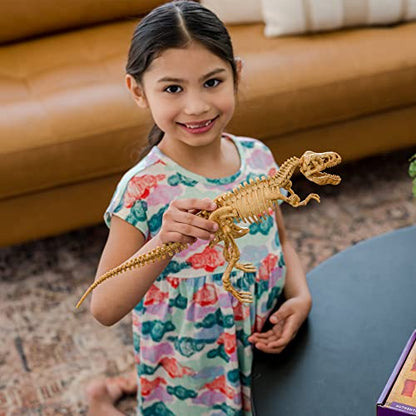 MindWare Dig It up Tyrannosaurus Rex Fossil Excavation Kit – Dinosaur Stem Toy for Kids – Includes Fossil Block, Hammer, Chisels, Brush, & Sponge