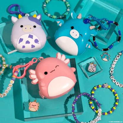 Original Squishmallows Bracelet Bundle, Bracelet Making Kit, Friendship Bracelet Kit, Charm Bracelet, Charm Bracelet Making Kit, Gifts for Girls, 7 Year Old Girl Birthday Gifts, Teen Girl Crafts - style: Tatiana, Bubba, Archie