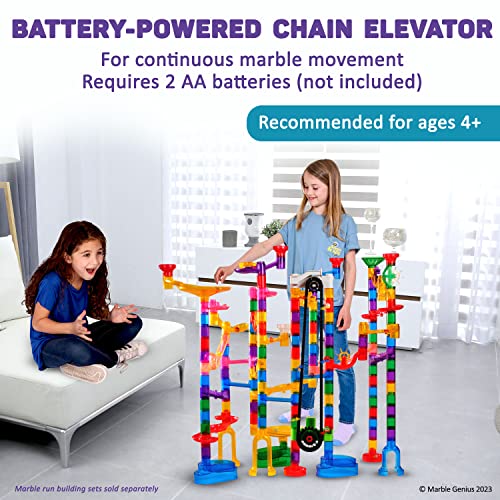 Marble Genius Automatic Chain Lift Marble Run Accessory Set