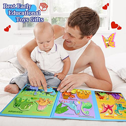 Magnetic Puzzles for Kids Ages 3-5, Travel Toddler Dinosaur Puzzle Toy - style: Dinosaur