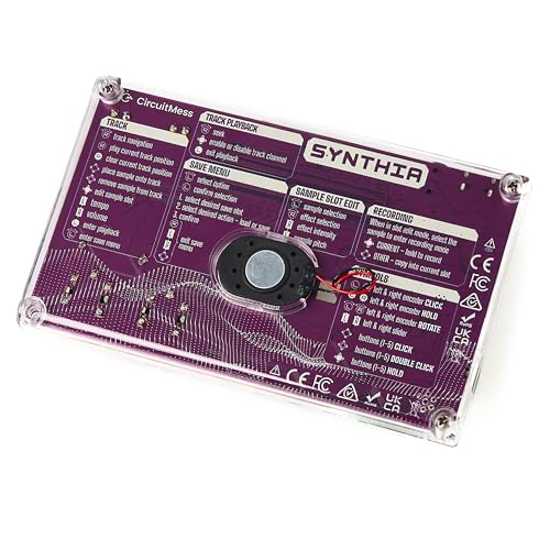 CircuitMess DIY Music Machine Kit | Build Your Own Synthesizer & Light Show | STEM Electronics Kit for Kids & Teens (Ages 9+) (Synthia 2.0)