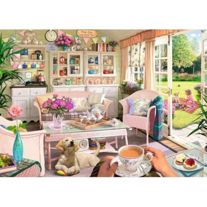 Ravensburger Haven No.12: The Tea Shed 1000 Piece Jigsaw Puzzle for Adults - 12000164 - Handcrafted Tooling, Made in Germany, Every Piece Fits Together Perfectly - style: The Tea Shed