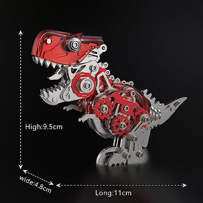 FILASLFT 3D Metal Puzzles for Adults,Dinosaur Model Tyrannosaurus Rex - color: B6-tyrannosaurus Rex-red