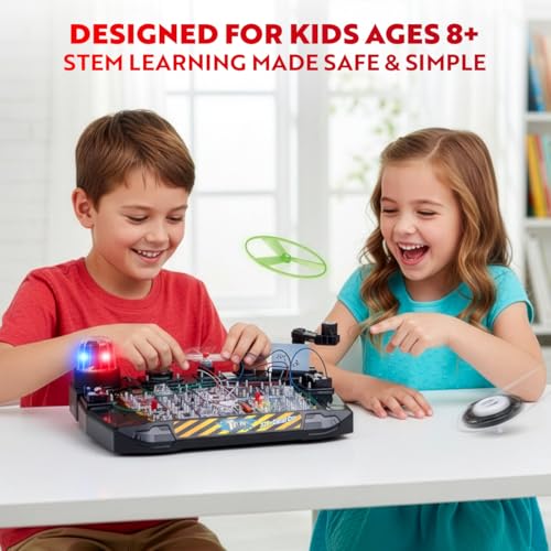 Playz Advanced Circuit Board for Kids, Science Kits for Kids Age 8-12 - size: 328+ Experiments