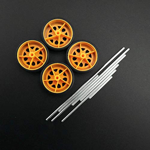 78 PCS Plastic Gear Kit Motor Gears Accessories Single Double Reduction Gear Set for Motor Car Robot with Axle Wheel