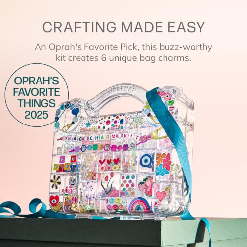 BaubleBar Ultimate DIY Bag Charm Kit | Oprah’s Favorite Things | Great for a Gift, Party, or Family Activity | Keychain Jewelry Making Kit with Beads | DIY Customizable Crafts for All Ages - style: Bag Charm Kit