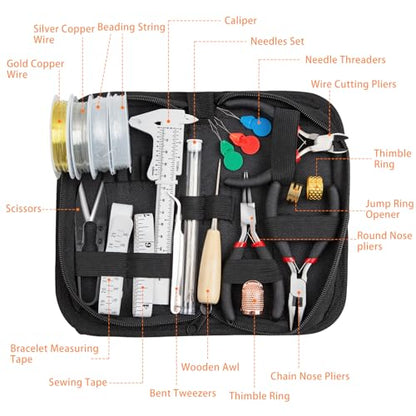 GTAAOY Jewelry Making Supplies Kit, Repair Tools with Accessories - style: B