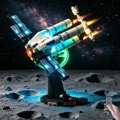 Nitemode Light Kit for LEGO 11389 Project Hail Mary, Remote, Lights Only - color: 11389 RC Version Light