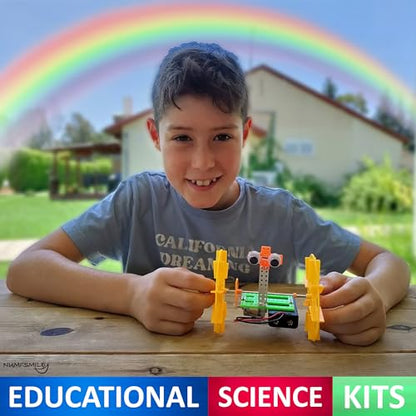 DIY STEM Engineering Educational Toys for Kids 8-12 Arts and Crafts Kits - color: Green- 3 Robotic Sets