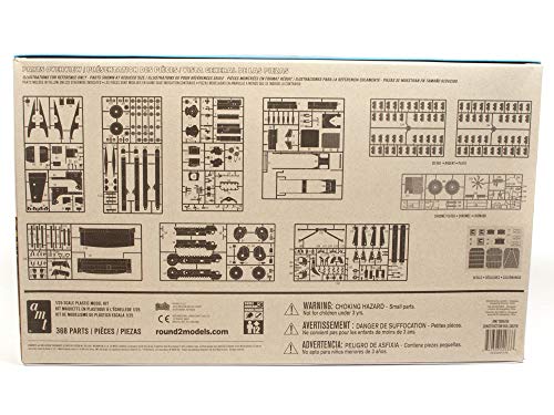 AMT Construction Bulldozer 1:25 Scale Model Kit, White (AMT1086)