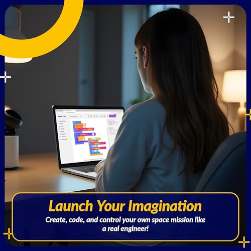 LINGO Countdown to Launch STEM Coding Kit - Build, Code & Explore Rocket Launch Concepts - Science Kits for Ages 13+ Years for Birthdays & Holidays
