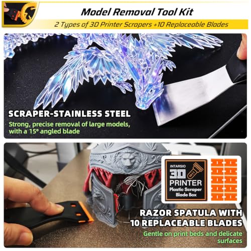 113Pcs 3D Printer Tool Kit and Accessories with Case incl. Scrapers, Pliers, Files, Deburring, Nozzle Anti-Stick Coating, Lubricant Oil/Grease, Screwdriver Set, for Bambu Lab & all FDM/SLA 3D Printers - style: Flagship Maker Kit