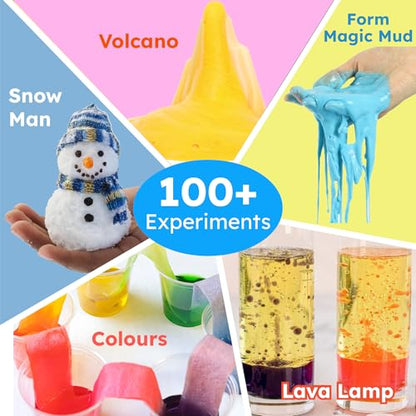 Butterfly EduFields 100+ Experiments Girls Science Kit for Kids Age 5-7 6-8 - style: Girl Science Kit 4-8