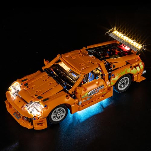 LED Light for Lego 42204 Fast and Furious Supra-MK4 Set, Light Kit Compatible with Lego 42204 Building Blocks Model, Not Included The Model Set - style: 42204