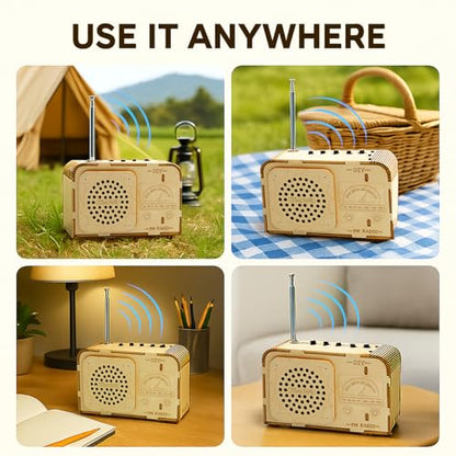 FM Radio Kit for Kids 8-13, DIY STEM: Build Your Own Real Radio