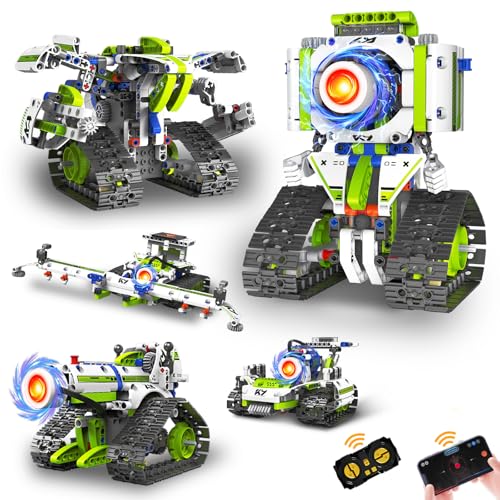 STEM Robot Building Kit Toys,2026 New 5 In1 STEM Toys Robotics Set for Kids - color: K96158