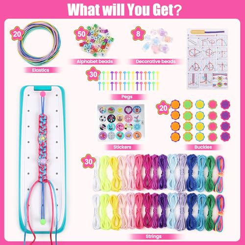 GILI Friendship Bracelet Making Kit - DIY Jewelry Making for Girls Age 8-12 - color: blue