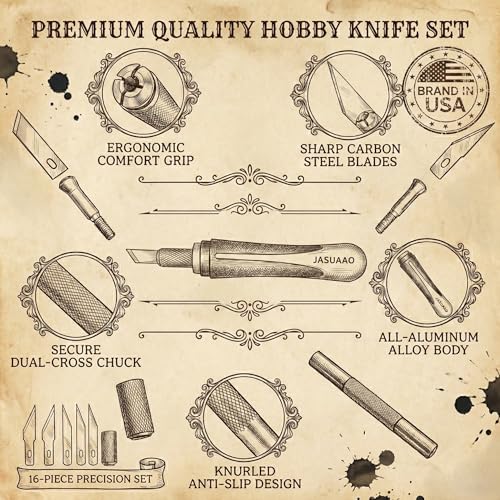 Exacto Knife Set, Precision Craft & Hobby Knives, 16-Piece