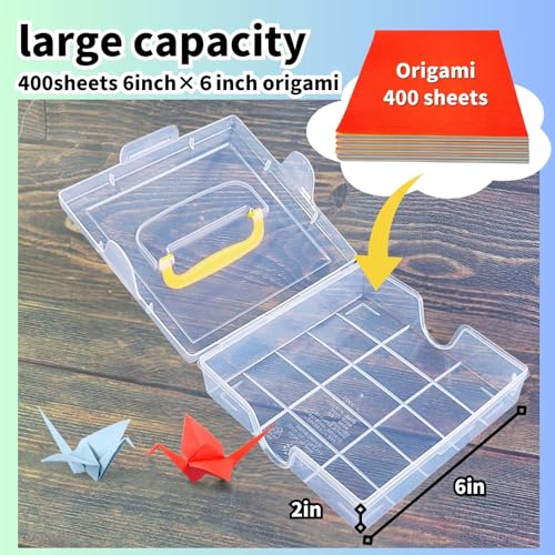 Someie｜Origami Paper｜Origami kit｜Craft｜6 Inch Origami Paper Storage Container ｜double sided Japanese pattern sheets 4pattern×9sheet each total 36 sheets (double sided Japanese pattern)
