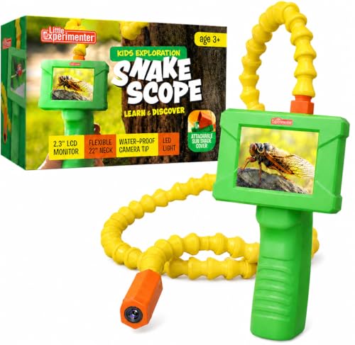 Borescope Snake Scope Camera for Kids, Light, Rechargeable STEM Toy 4-11