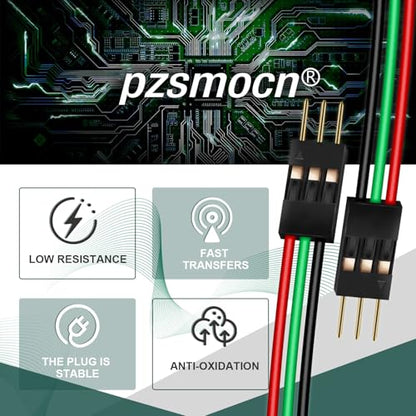 15 Sets / 75 Pcs for Dupont 2.54mm 3-Pin Male-Male Connector Kit - size: 3-Pin, style: Male to Male