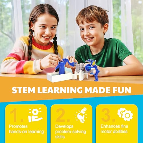 4M Green Science Hybrid Solar Water Pump Kit for Kids Ages 5-12 – STEM Experiment with Solar or Battery Power, DIY Renewable Energy Toy, Educational Science Gift - style: Green Science Hybrid Solar Power Water Pump Science Kit