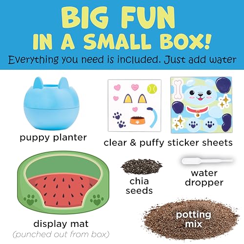 Creativity for Kids Plant-A-Pet: Puppy Toys for Girls - Mini Gifts for Girls, Arts and Crafts for Kids, DIY Activity Set & Screen Free Summer Fun (Ages 6+) - size: Pack of 1