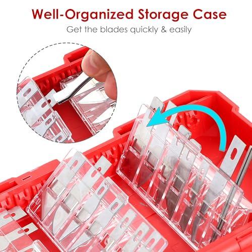 FASTPRO 40-Piece Exacto Knife, Precision Hobby Knife Kit for Art Crafts