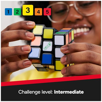 Rubik's Cube Re-Cube 3x3 Eco-Friendly Puzzle Cube & Brain Teaser Fidget Toy - style: 100% Recycled Plastic, Rubik's 3x3